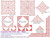 Crosshatch RED Pattern Set 1 - 8830