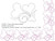 Three Little Hearts Border 1 (#9123B) (In Pkg #9-Feb-2024-A)