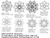 CIRCULAR PATTERN SET #1 - 20 Patterns - #9194 Series