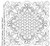 Petal Feathers Sashiko D Block 1 - 9252A