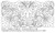 Megan's Feathers - Turquoise Feathers Block 1 -Half- #9238C