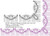 Blossoms Radiating Lines Border-Corner Set 1 - #9231AB