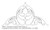 Keepsake Feathers P2P Triangle 2 - #9257H