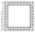 Diamond Radiating Lines Frame 3 - #9255E