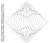 Midnight Feathers 2 Rad Lines On-Point (OP) Block 1  - 9262E