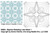 Majestic Radiating Lines Block 1  - 9265A