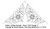 Garden  Bunnies - Florals 1 P2P Triangle 4 - #9266N