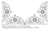 Garden  Bunnies - Florals 1 Frame 3 - Half - #9266J