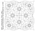 Garden  Bunnies - Florals 2 - Block 1 - #9267A
