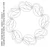 Garden  Bunnies - Leaves 4 - Circular 2  - #9269D