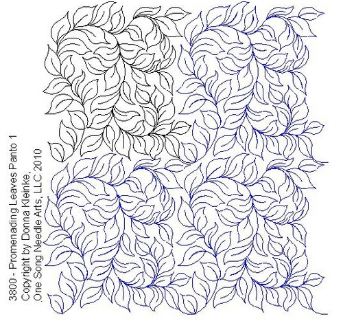 Promenading Leaves Panto 1 - #3800 (in Prime Panto Collection) - VP29 ...