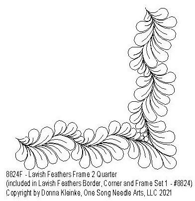 Flourish Corner and Border Stencil- 2pc.