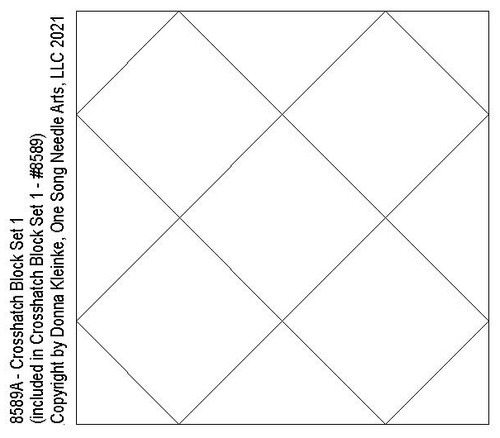 Crosshatch 1 Block 1 - #8589A (included in Crosshatch Block Set 1 ...