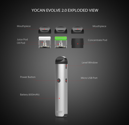 Yocan Evolve 2.0 E-juice Pod 4ct