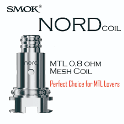 Smok Nord  0.8ohm MESH MTL Coil - 5PK BOX