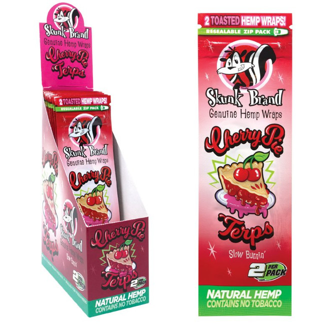 Skunk Brand Hemp Wraps 2pk - Cherry Pie