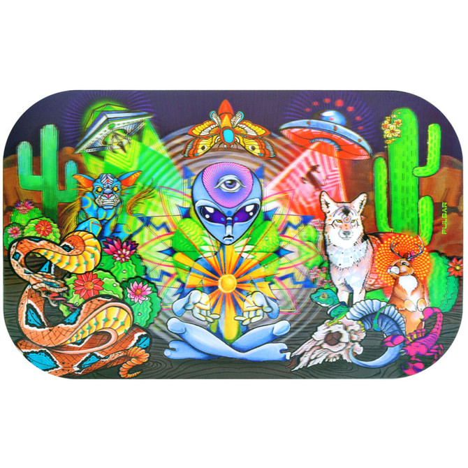Pulsar Magnetic 3D Tray Lid | 11"x7" | Psychedelic Desert