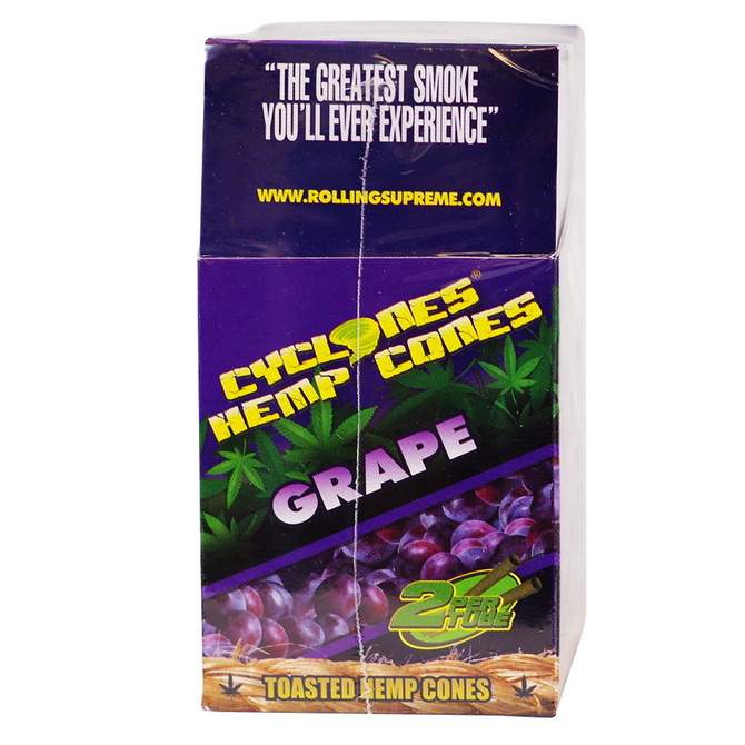 Copy of Cyclones Slow Burn Hemp Cones - Sugar Cane