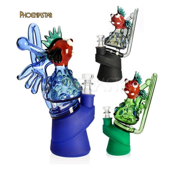 Puffco Set 8.5"  Glass Recycler