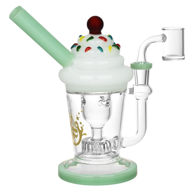 Pulsar Cherry On Top Dab Rig | 7" | 14mm F | Colors Vary - #2504