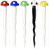 Toadstool Mushroom Twisted Glass Dab Tool - 5"
