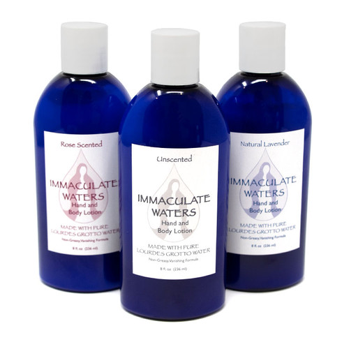 Lotion with Lourdes Water 3-Pack