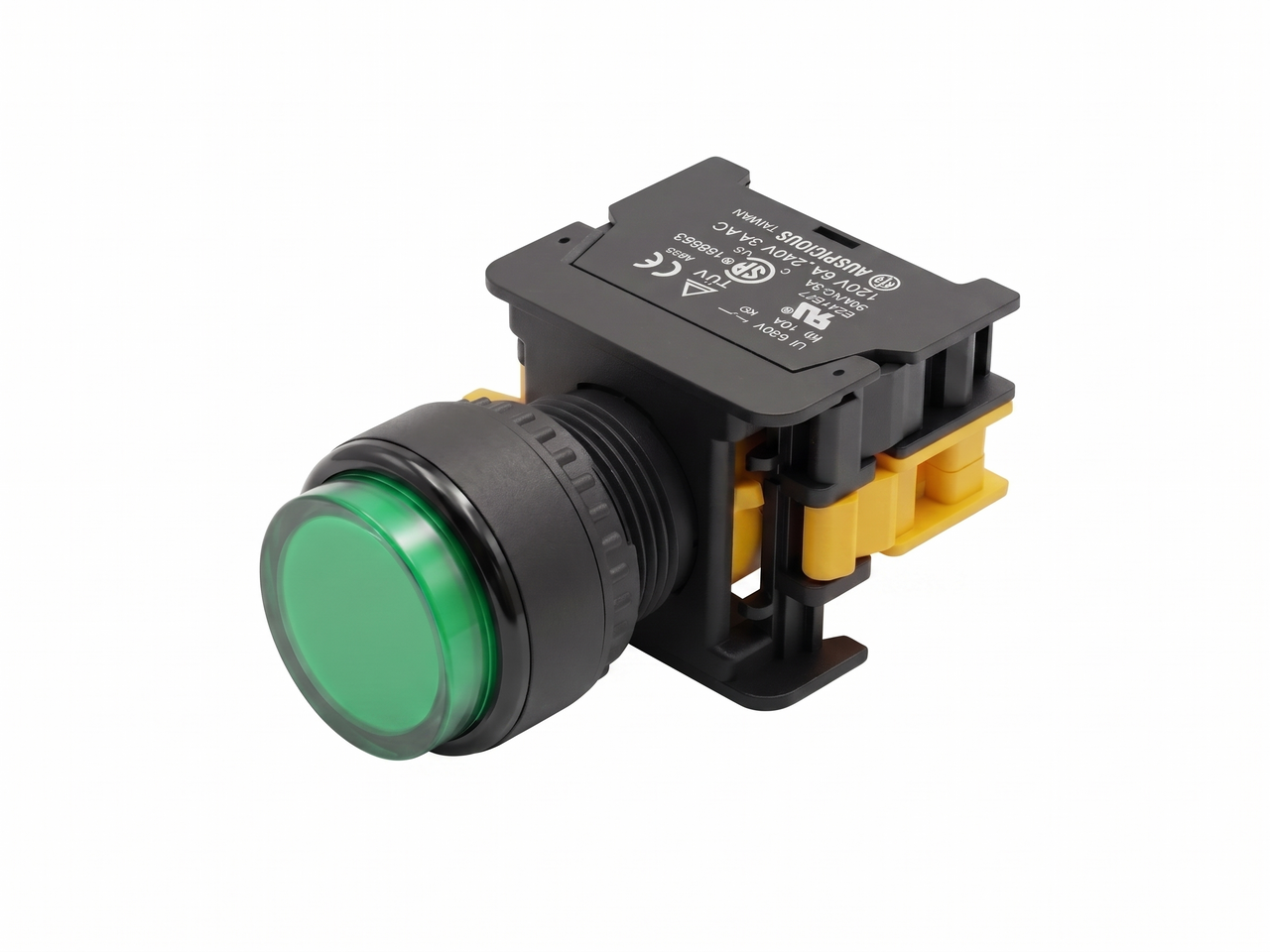 Auspicious LXL22 22mm Momentary Push Button Switch Illuminated LED