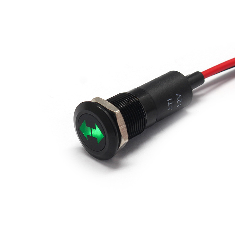 10 LED Spia 12V 10mm Impermeabili - Rosso, Alta Luminosità, Per Cruscotto Auto, Moto, Barca, Fai-da-te