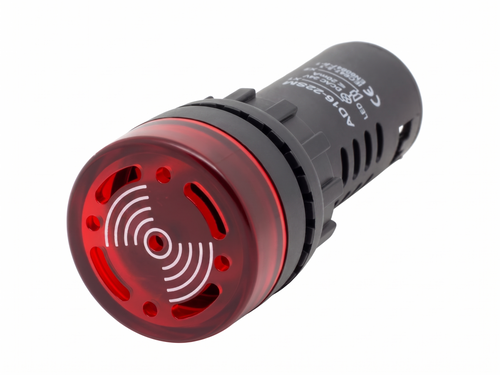 ATI 22mm Red LED Flashing Buzzer Pilot Panel Indicator Lights