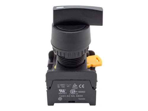 Auspicious LCS222 22mm Selector Switch Maintained 1NO 1NC 2 Positions