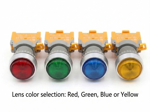 Auspicious  PLN-22A  22mm 12V, 24V, 110V, 220V Panel Indicator LED Light