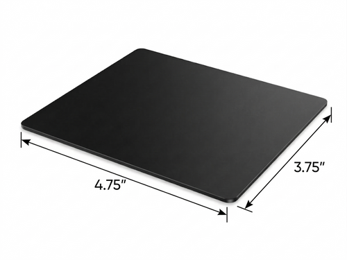 Anodized Aluminum Metal Blanks 4.75" x 3.75" x 0.04" 1mm Thick, for DIY Laser Printing Engraving Black 5 Pcs
