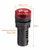 ATI 22mm Red LED Flashing Buzzer Pilot Panel Indicator Lights