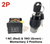 Auspicious KSR222 22mm KEY Selector Spring Return Momentary Switch 1NO 1NC 2 Positions