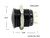 Alpinetech Black Bezel 16mm Momentary LED 1.8V 2.8V Push Button Switch Dome Top