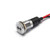 Alpinetech PL12MS 12mm 1/2" 12V LED Metal  Indicator Dash Instrument Panel Light with Symbol  (Direction Indicators)