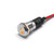 Alpinetech PL12MS 12mm 1/2" 12V LED Metal  Indicator Dash Instrument Panel Light with Symbol  (Exterior Light Fault)
