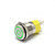 Alpinetech 16mm 5/8" LED Pushbutton Switch with Symbol (Power)