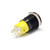 Alpinetech 16mm 5/8" Black Bezel LED Pushbutton Switch with Symbol (Power)