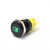 Alpinetech 16mm 5/8" Black Bezel LED Pushbutton Switch with Symbol (Low Beam)