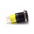Alpinetech 16mm 5/8" Black Bezel LED Pushbutton Switch with Symbol (Low Beam)