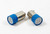 Alpinetech SMD 12V 24V 120V 220V AC/DC LED Miniature Bayonet BA9s 9mm Base Replacement Bulb for Indicator Pilot Light (Pack of 2)