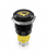 Alpinetech 16mm 5/8" Latching Black Bezel LED Pushbutton Switch with Symbol (Wipe)