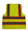 ANSI CLASS 2 SAFETY VEST, 2 TONE, 2 PKTS