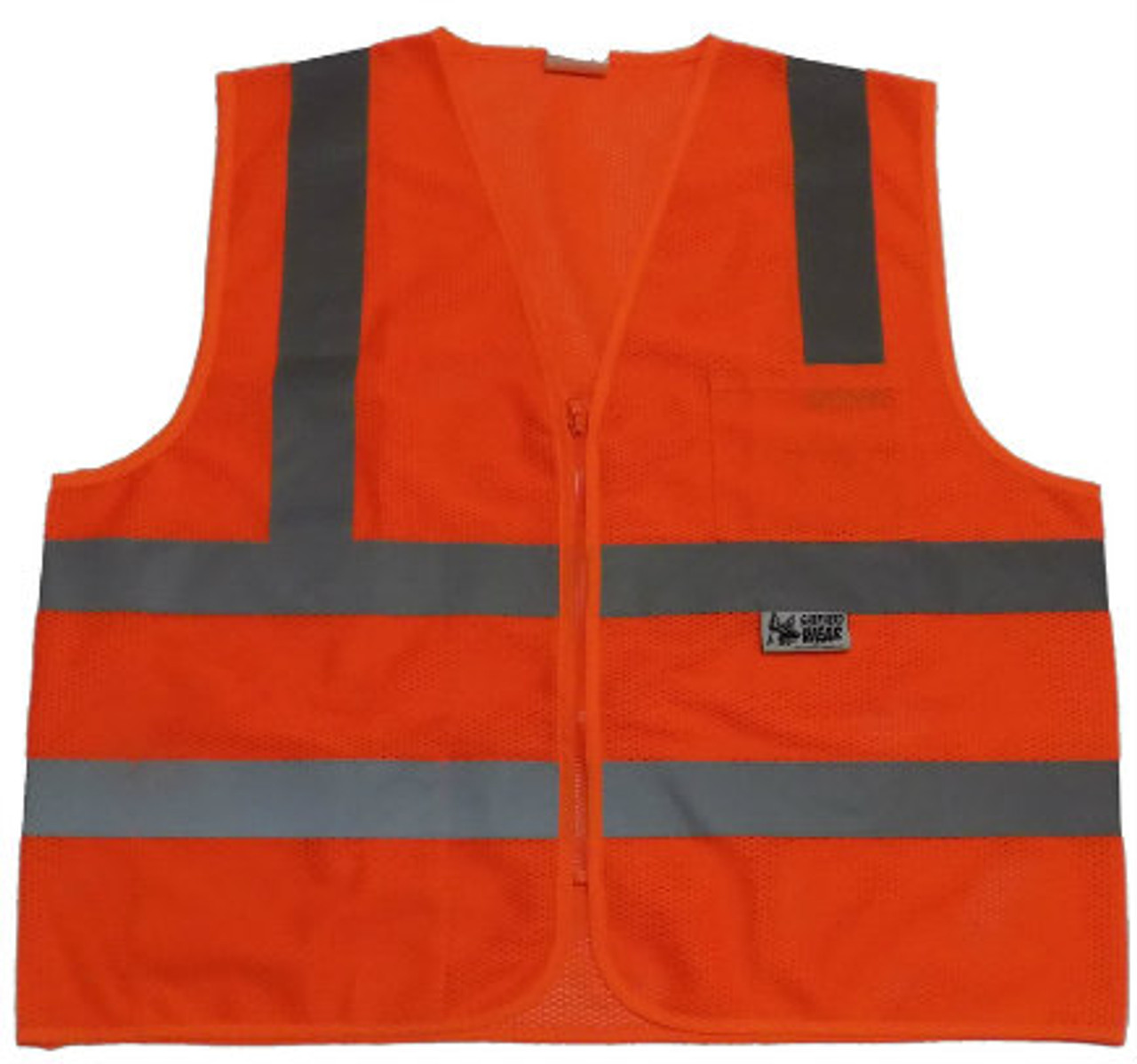 Tough Duck Class 1 Hi Vis Two-Tone X-Back Orange Cotton Duck Jacket S457