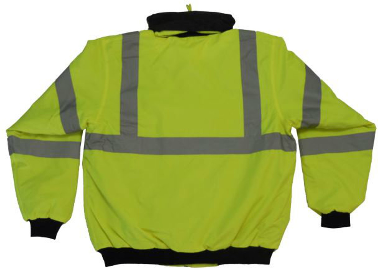 ANSI CLASS 3 SAFETY BOMBER JACKET - HSG Safety Supplies, Inc.
