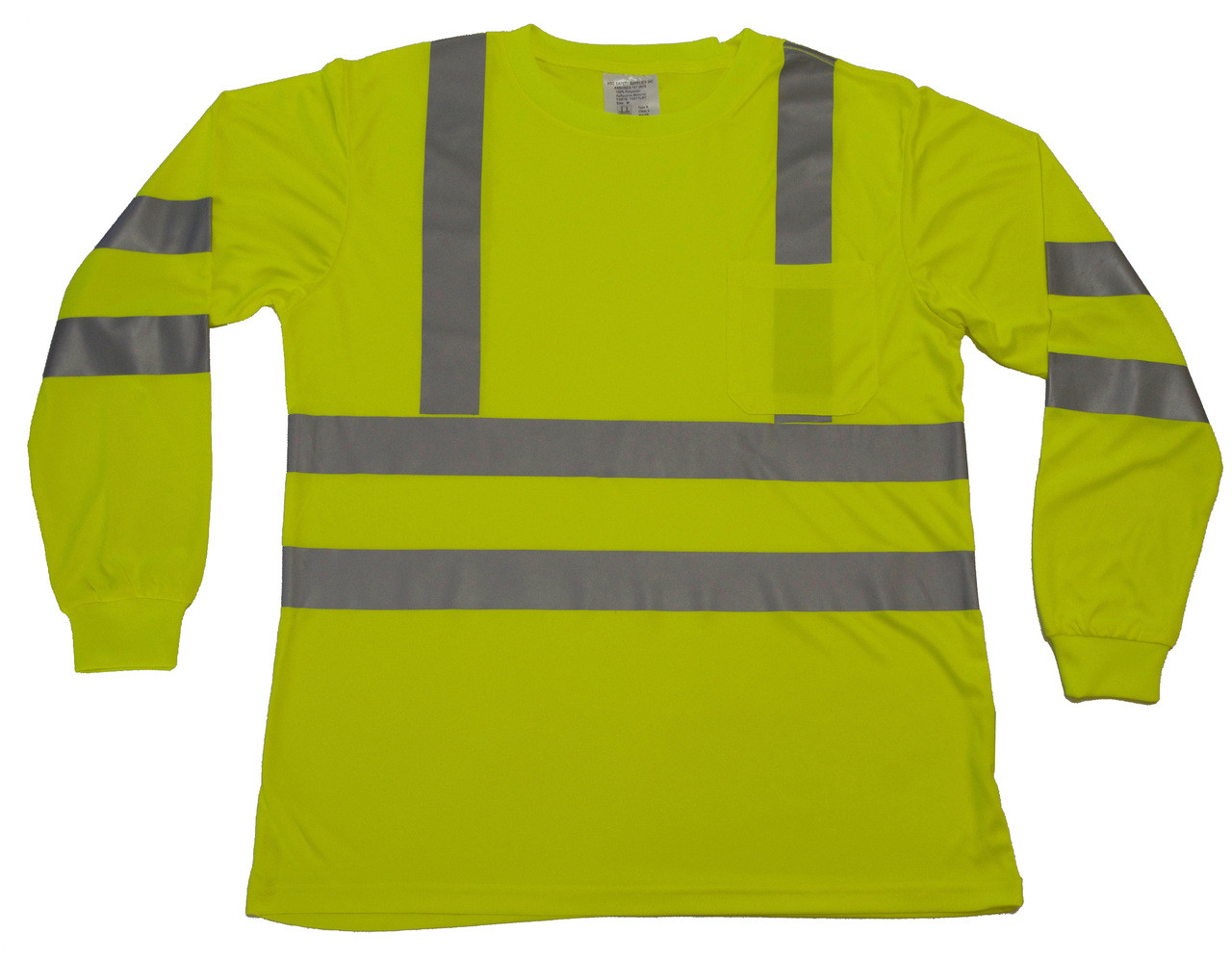 【READYMADE】 L/S T-SHIRT ANSI CLASS 3 SAFETY T-SHIRT LONG SLEEVE - HSG Safety