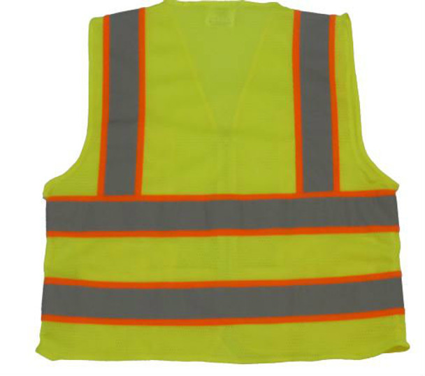 ANSI CLASS 2 SAFETY VEST, 2 TONE, 6 PKTS