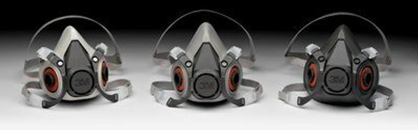 3M 6200 HALF FACE RESPIRATOR, MEDIUM