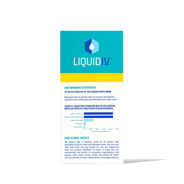 Liquid IV Hydration Multiplier Sugar Free-Lemon Lime